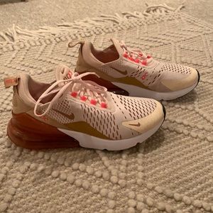 Nike Air27c Pink and Gold